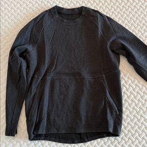 lululemon athletica Heathered charcoal gray Crewneck Sweater